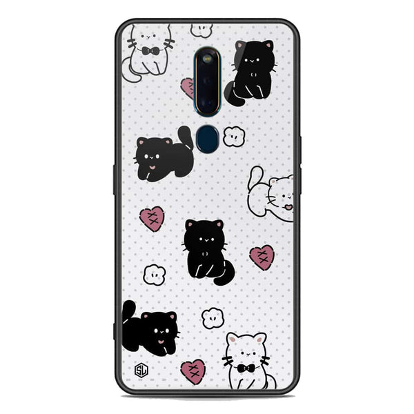 Cute Chic Series Soft Phone Case - Premium Glass Case - Design 6 - Oppo R19