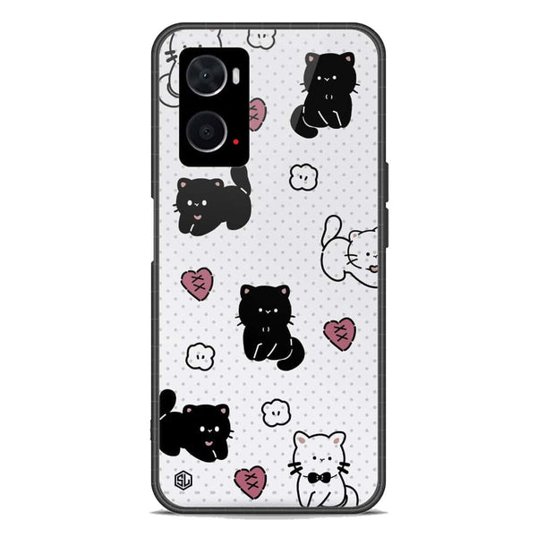 Cute Chic Series Soft Phone Case - Premium Glass Case - Design 6 - Oppo K10 5G