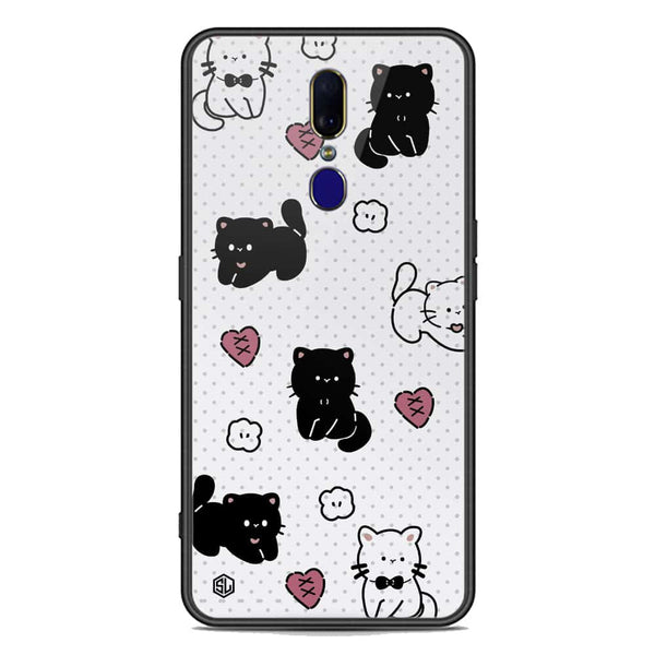 Cute Chic Series Soft Phone Case - Premium Glass Case - Design 6 - Oppo F11