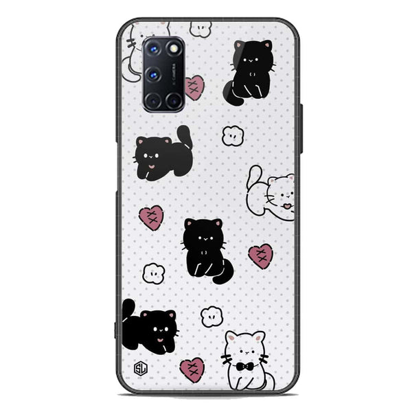 Cute Chic Series Soft Phone Case - Premium Glass Case - Design 6 - Oppo A92