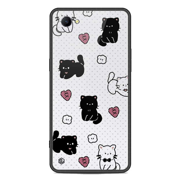 Cute Chic Series Soft Phone Case - Premium Glass Case - Design 6 - Oppo A83