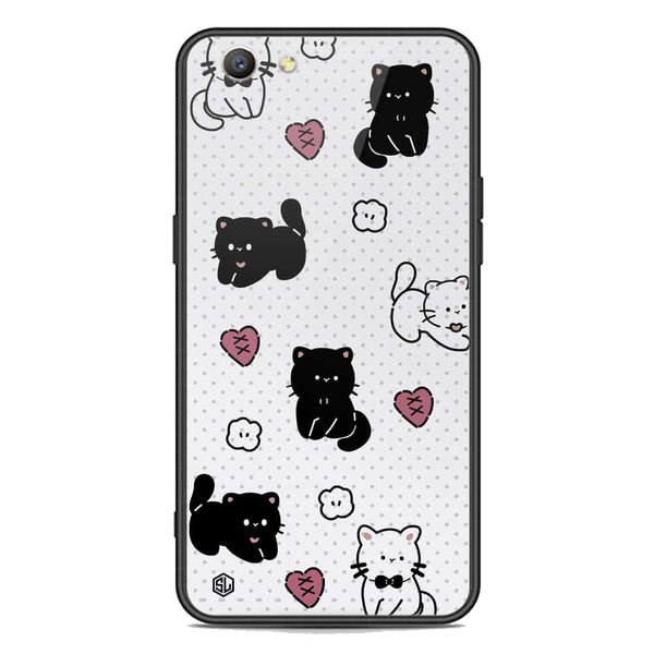 Cute Chic Series Soft Phone Case - Premium Glass Case - Design 6 - Oppo A59