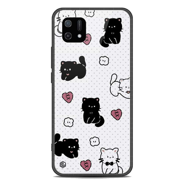 Cute Chic Series Soft Phone Case - Premium Glass Case - Design 6 - Oppo A16K