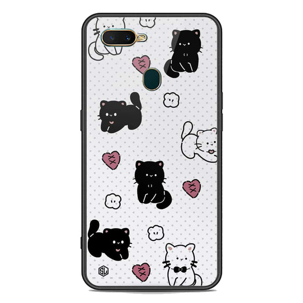 Cute Chic Series Soft Phone Case - Premium Glass Case - Design 6 - Oppo A12s