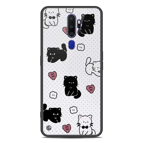 Cute Chic Series Soft Phone Case - Premium Glass Case - Design 6 - Oppo A9 2020