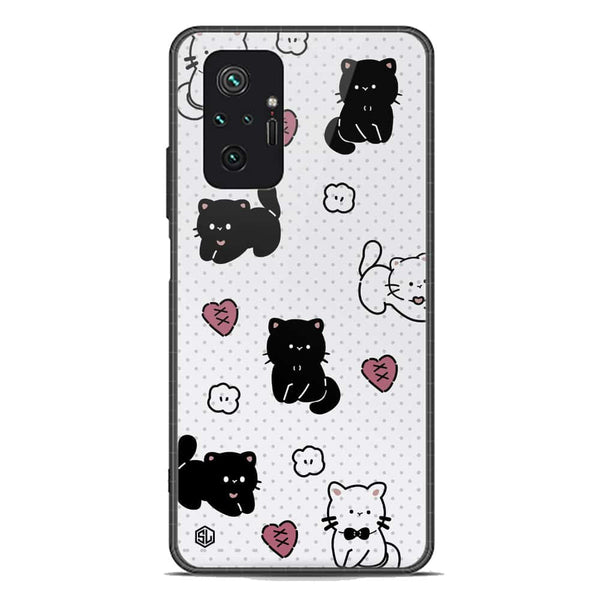 Cute Chic Series Soft Phone Case - Premium Glass Case - Design 6 - Xiaomi Redmi Note 10 Pro Max