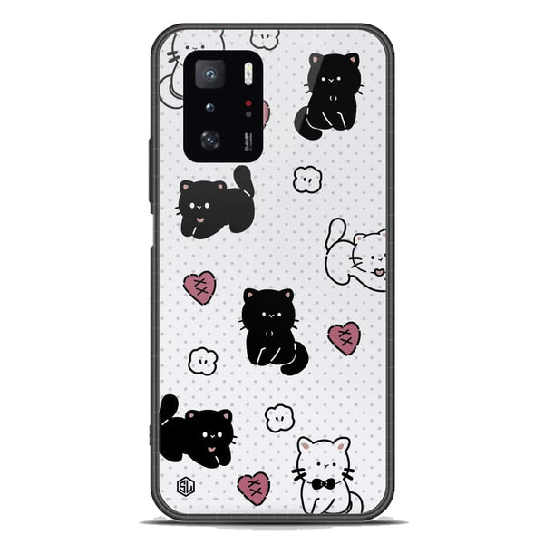 Cute Chic Series Soft Phone Case - Premium Glass Case - Design 6 - Xiaomi Redmi Note 10 Pro 5G