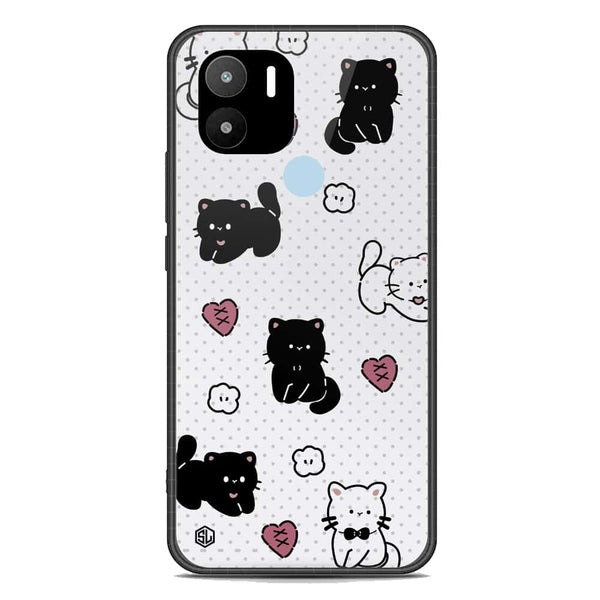 Cute Chic Series Soft Phone Case - Premium Glass Case - Design 6 - Xiaomi Redmi A1 Plus