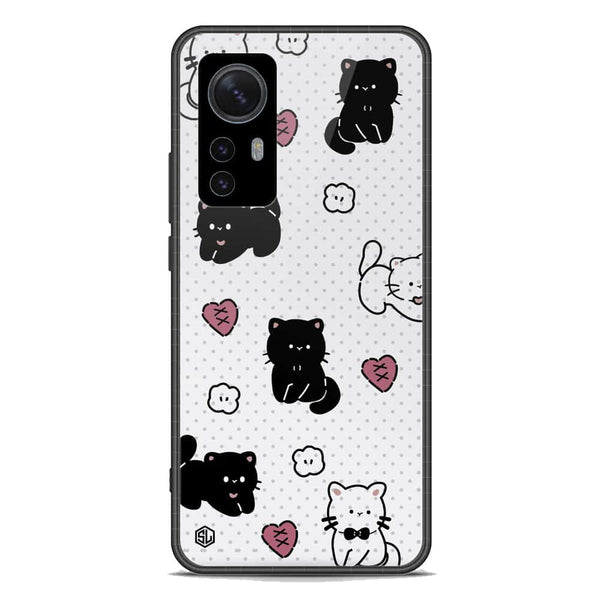 Cute Chic Series Soft Phone Case - Premium Glass Case - Design 6 - Xiaomi 12S Pro