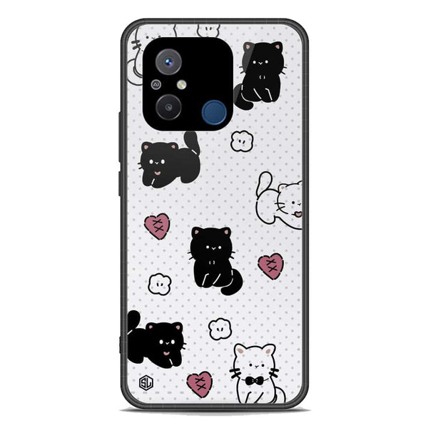 Cute Chic Series Soft Phone Case - Premium Glass Case - Design 6 - Xiaomi Redmi 12C