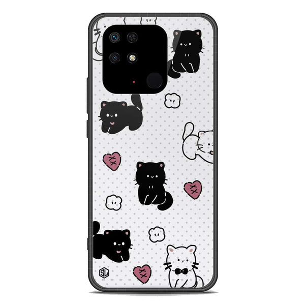 Cute Chic Series Soft Phone Case - Premium Glass Case - Design 6 - Xiaomi Redmi 10C