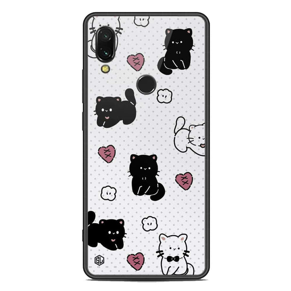 Cute Chic Series Soft Phone Case - Premium Glass Case - Design 6 - Xiaomi Redmi 7