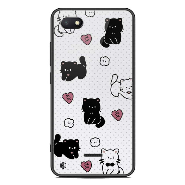 Cute Chic Series Soft Phone Case - Premium Glass Case - Design 6 - Xiaomi Redmi 6A