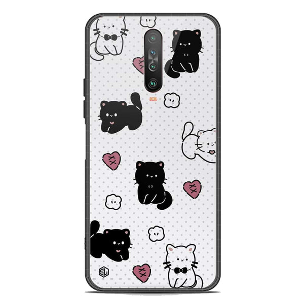 Cute Chic Series Soft Phone Case - Premium Glass Case - Design 6 - Xiaomi Poco X2