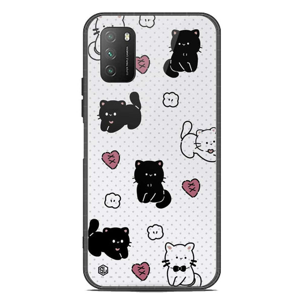 Cute Chic Series Soft Phone Case - Premium Glass Case - Design 6 - Xiaomi Poco M3