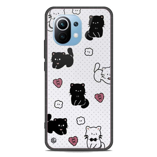 Cute Chic Series Soft Phone Case - Premium Glass Case - Design 6 - Xiaomi Mi 11