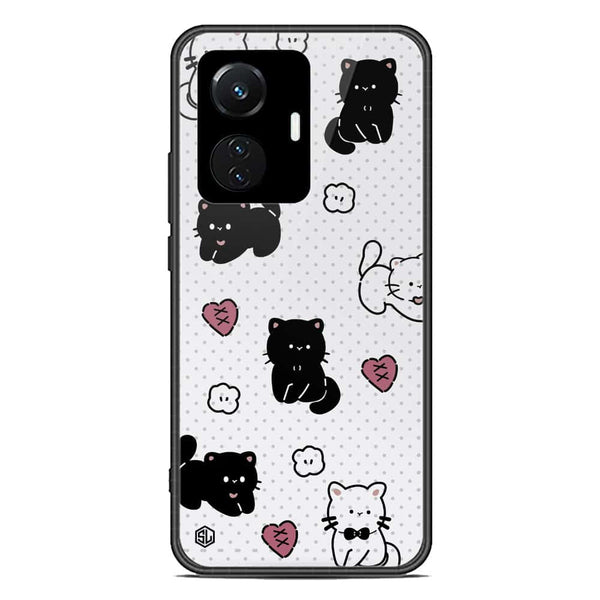 Cute Chic Series Soft Phone Case - Premium Glass Case - Design 6 - Vivo Y55 4G