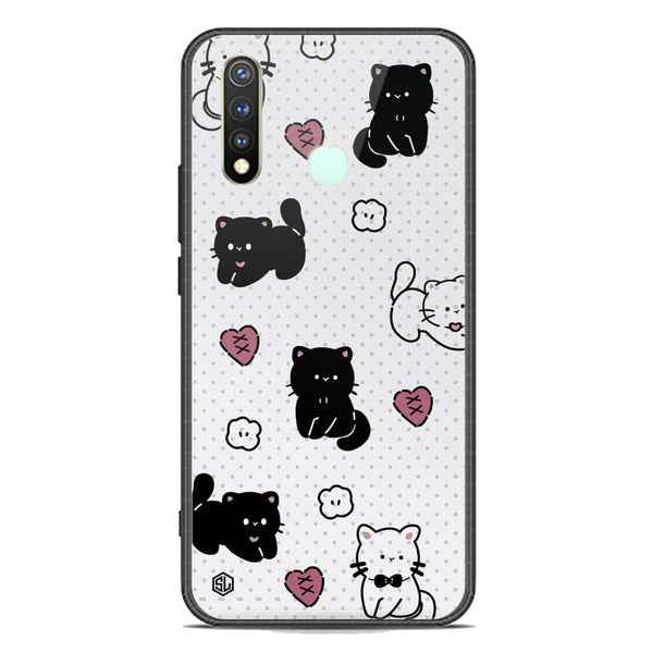 Cute Chic Series Soft Phone Case - Premium Glass Case - Design 6 - Vivo Y19