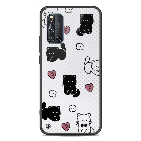 Cute Chic Series Soft Phone Case - Premium Glass Case - Design 6 - Vivo V19