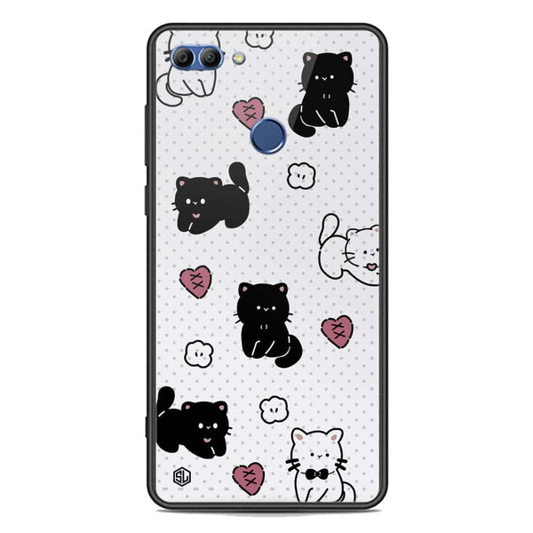 Cute Chic Series Soft Phone Case - Premium Glass Case - Design 6 - Huawei Y9 2018