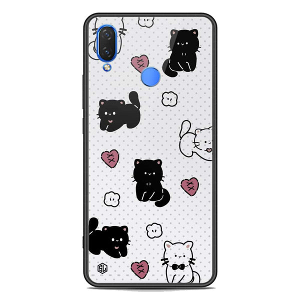 Cute Chic Series Soft Phone Case - Premium Glass Case - Design 6 - Huawei Nova 3