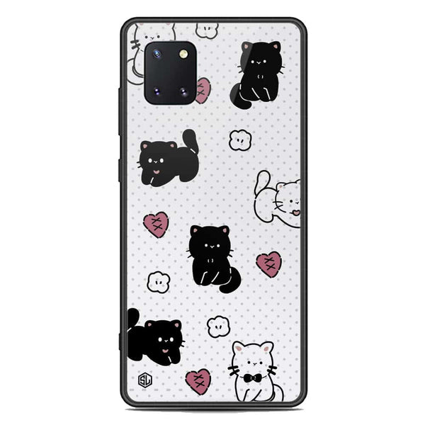 Cute Chic Series Soft Phone Case - Premium Glass Case - Design 6 - Samsung Galaxy Note 10 Lite