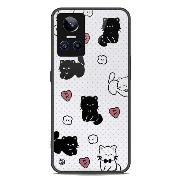 Cute Chic Series Soft Phone Case - Premium Glass Case - Design 6 - Realme GT Neo 3