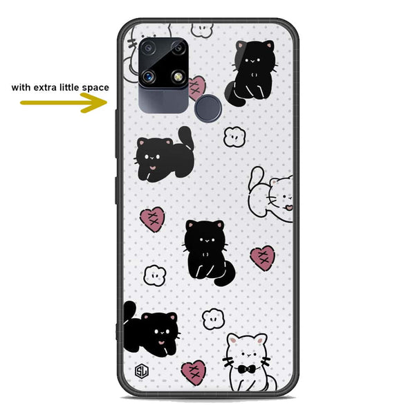 Cute Chic Series Soft Phone Case - Premium Glass Case - Design 6 - Realme Narzo 20