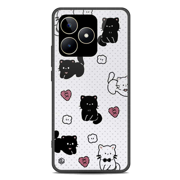 Cute Chic Series Soft Phone Case - Premium Glass Case - Design 6 - Realme C53