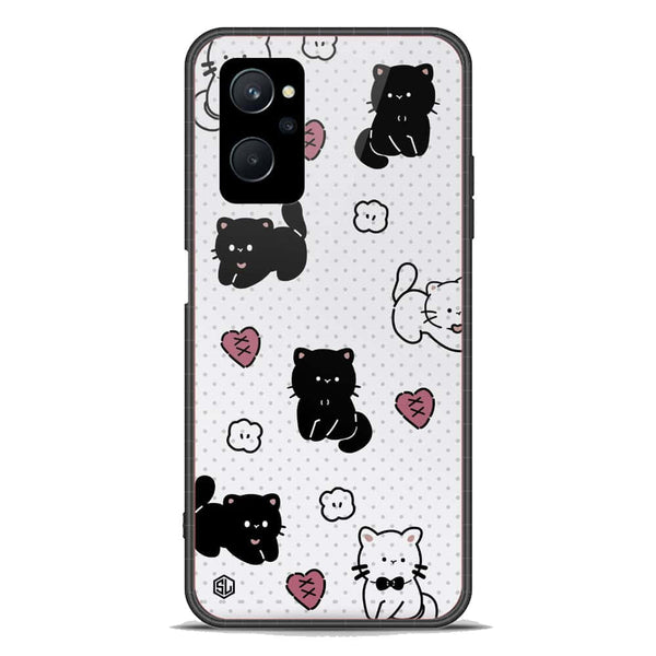 Cute Chic Series Soft Phone Case - Premium Glass Case - Design 6 - Realme 9i