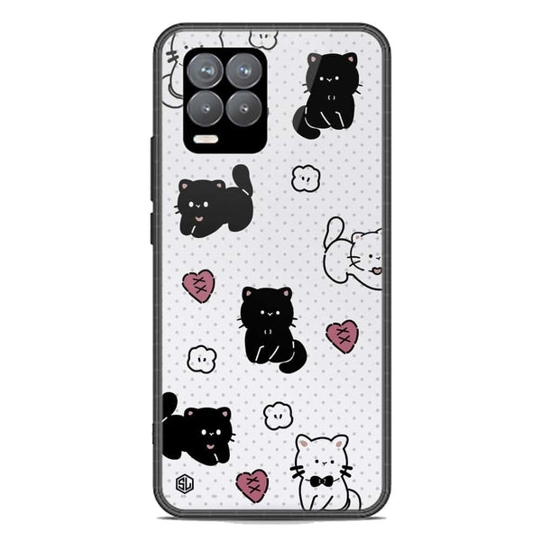 Cute Chic Series Soft Phone Case - Premium Glass Case - Design 6 - Realme 8