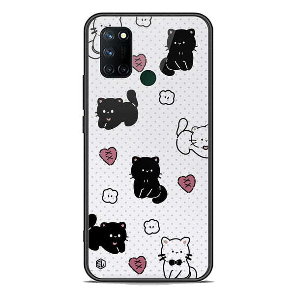 Cute Chic Series Soft Phone Case - Premium Glass Case - Design 6 - Realme 7i