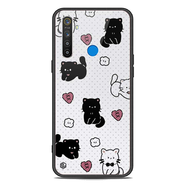 Cute Chic Series Soft Phone Case - Premium Glass Case - Design 6 - Realme 6i