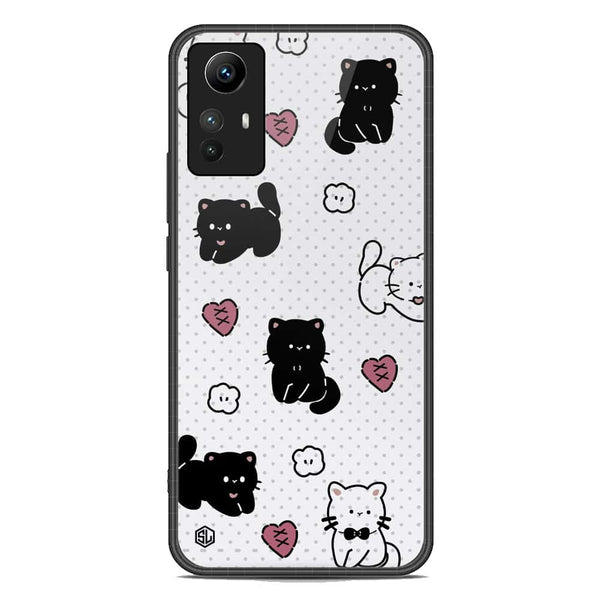 Cute Chic Series Soft Phone Case - Premium Glass Case - Design 6 - Xiaomi Redmi Note 12S