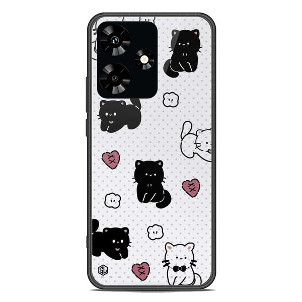 Cute Chic Series Soft Phone Case - Premium Glass Case - Design 6 - Infinix Hot 30