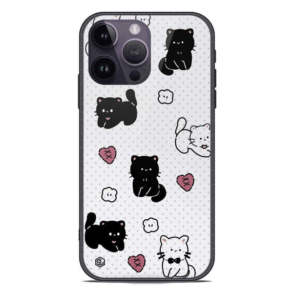 Cute Chic Series Soft Phone Case - Premium Glass Case - Design 6 - iPhone 14 Pro