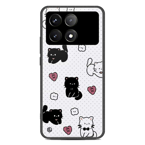 Cute Chic Series Soft Phone Case - Premium Glass Case - Design 6 - Xiaomi Poco X6 Pro