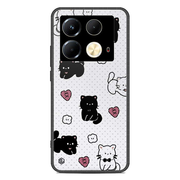 Cute Chic Series Soft Phone Case - Premium Glass Case - Design 6 - Infinix Note 40