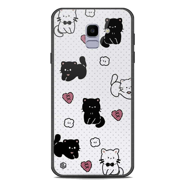 Cute Chic Series Soft Phone Case - Premium Glass Case - Design 6 - Samsung Galaxy J6 2018