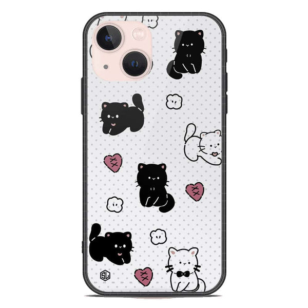 Cute Chic Series Soft Phone Case - Premium Glass Case - Design 6 - iPhone 14 Plus