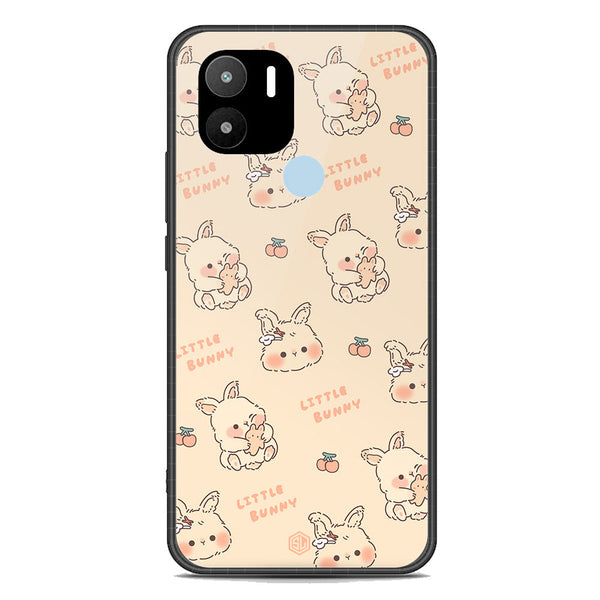 Cute Korean Design Series Soft Phone Case - Premium Glass Case - Design 2 - Xiaomi Redmi A1 Plus