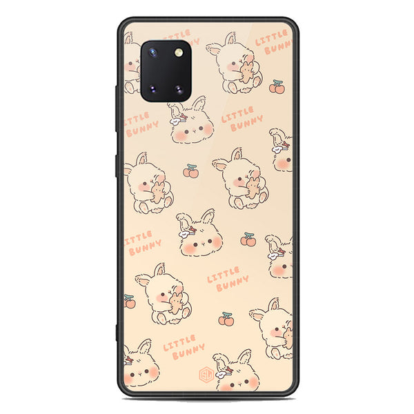 Cute Korean Design Series Soft Phone Case - Premium Glass Case - Design 2 - Samsung Galaxy Note 10 Lite