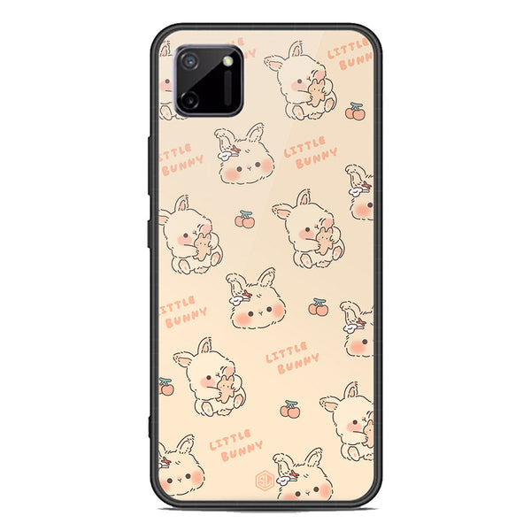 Cute Korean Design Series Soft Phone Case - Premium Glass Case - Design 2 - Realme C11 2021