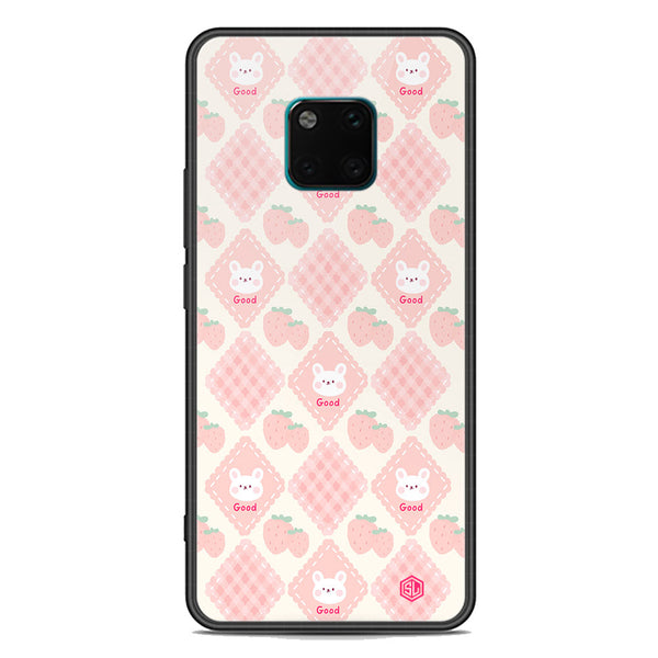 Cute Korean Design Series Soft Phone Case - Premium Glass Case - Design 3 - Huawei Mate 20 Pro