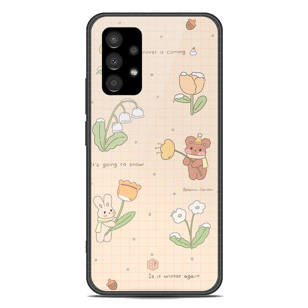 Cute Korean Design Series Soft Phone Case - Premium Glass Case - Design 4 - Samsung Galaxy A23 5G