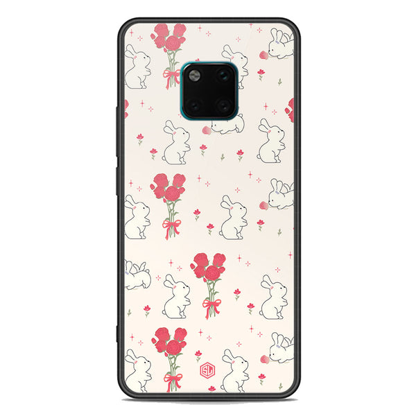 Cute Korean Design Series Soft Phone Case - Premium Glass Case - Design 6 - Huawei Mate 20 Pro