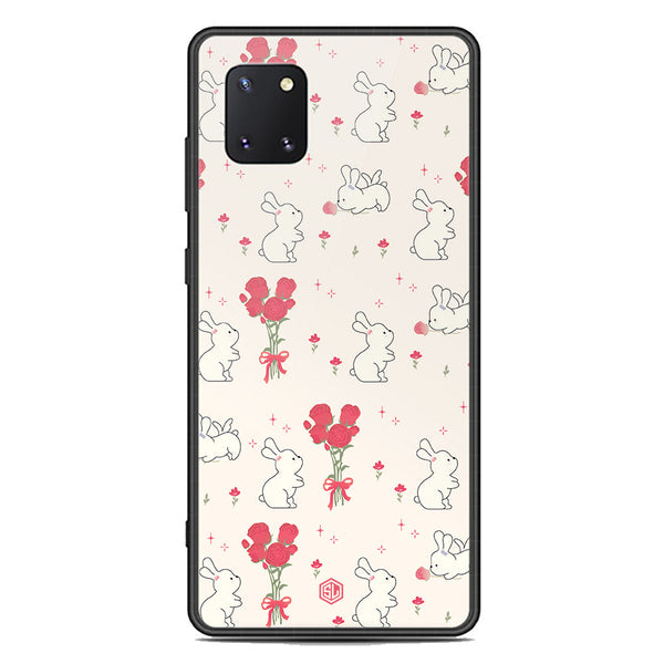 Cute Korean Design Series Soft Phone Case - Premium Glass Case - Design 6 - Samsung Galaxy Note 10 Lite