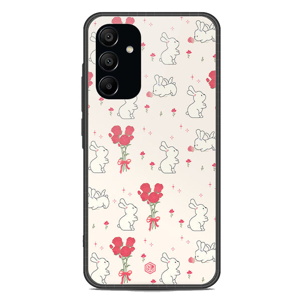 Cute Korean Design Series Soft Phone Case - Premium Glass Case - Design 6 - Samsung Galaxy A15 5G