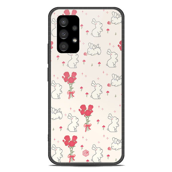 Cute Korean Design Series Soft Phone Case - Premium Glass Case - Design 6 - Samsung Galaxy A23 5G