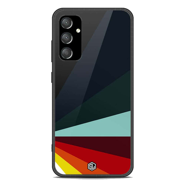 Retro Stripes Series Soft Phone Case - Premium Glass Case - Samsung Galaxy A55